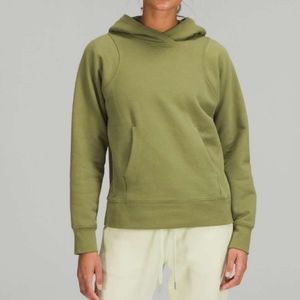 Lululemon Loungeful Hoodie in Bronze Green Size 8